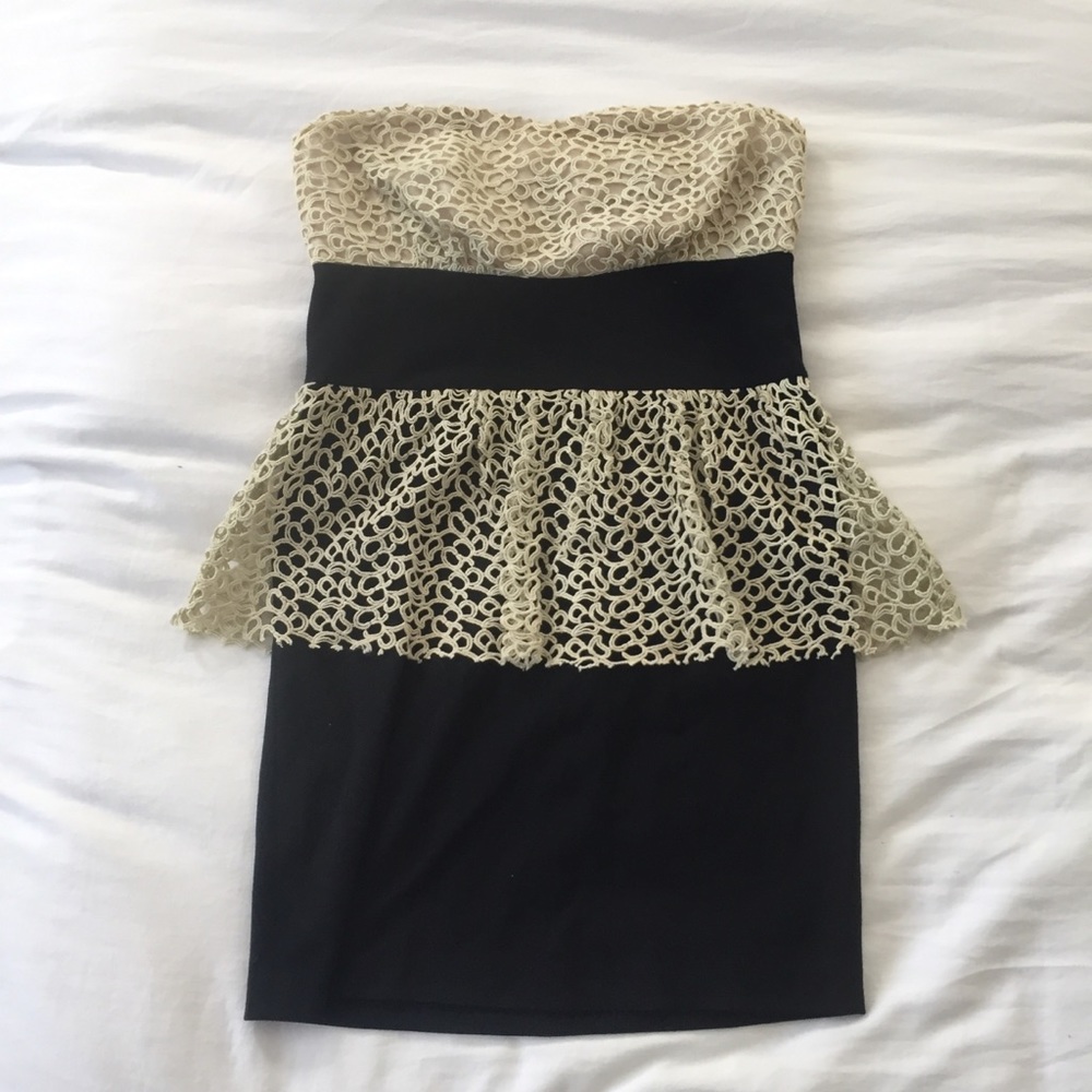 Strapless Midi Dress